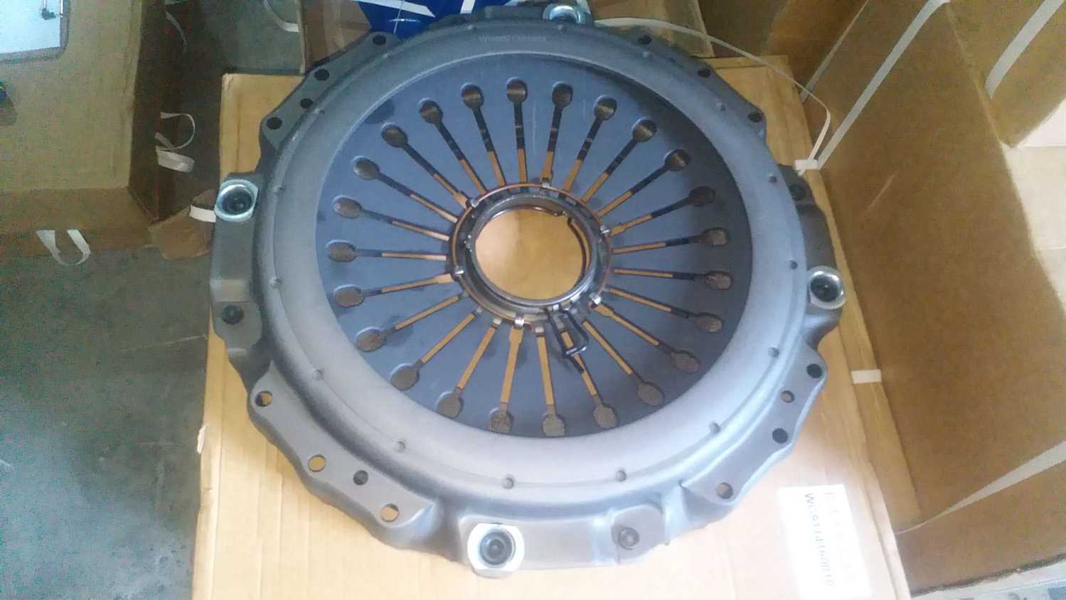 Корзина сцепления отжимная лепестковая 430 (с кольцом) КПП ZF T5G
